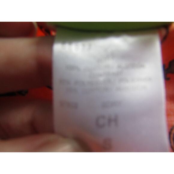 Scooby-Doo Halloween Scrub Top Womens Small Orange Cartoon Medical Uniform Nurse - Picture 4 of 6